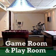 create a game room and play room out of your basement
