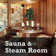 add a sauna and steam room in your basement